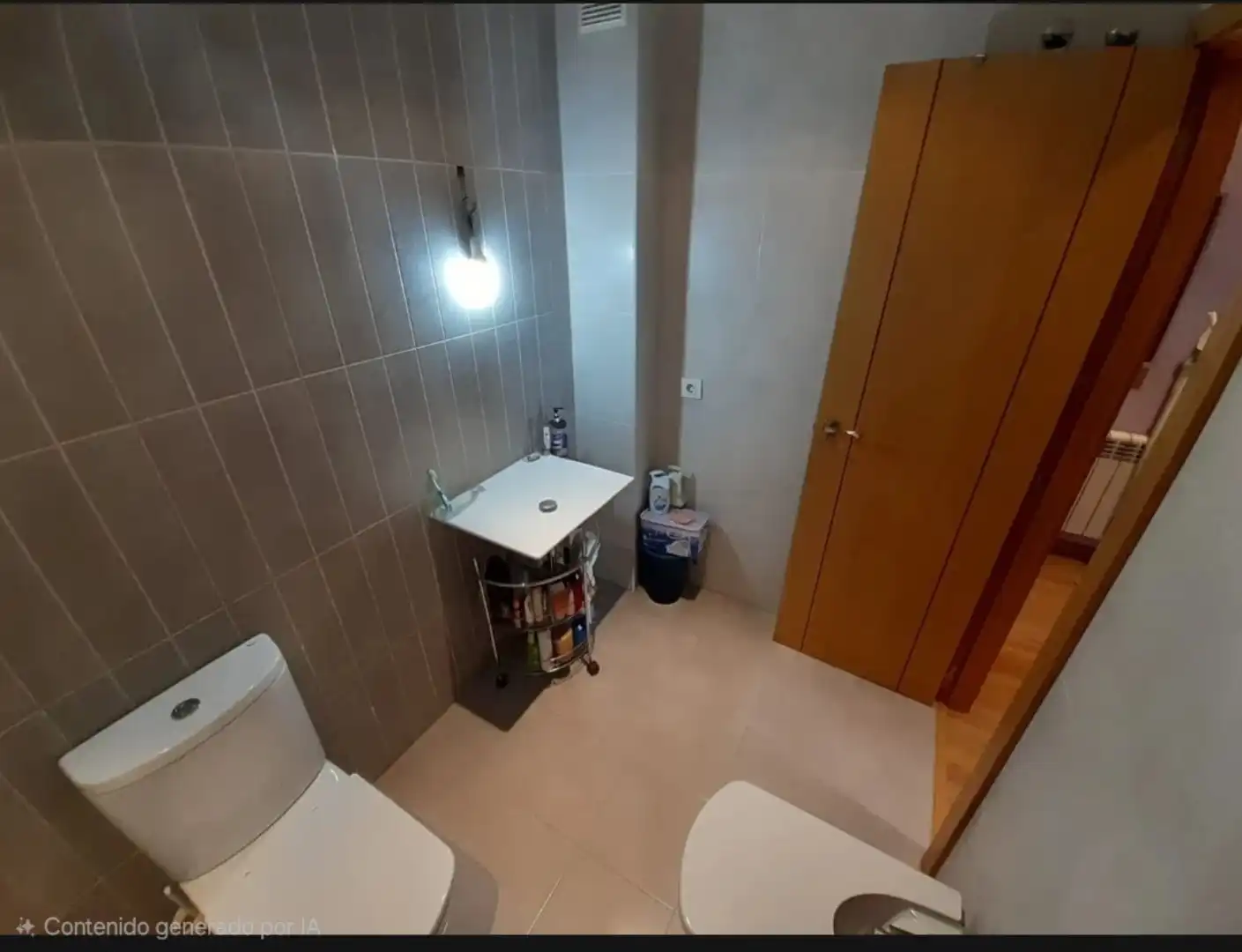 Badezimmer von Wohnung zum Verkauf in Morales del Vino mit Heizung, Privatgarten und Parkett