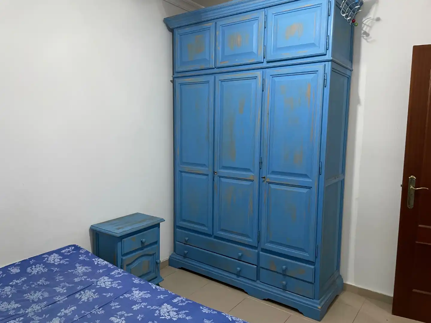 Flat for rent in Calle Juan Díaz de Solís, 44, El Tardón - El Carmen Bedroom of Flat for rent in Sevilla with Air Conditioner, Heating and Storage room