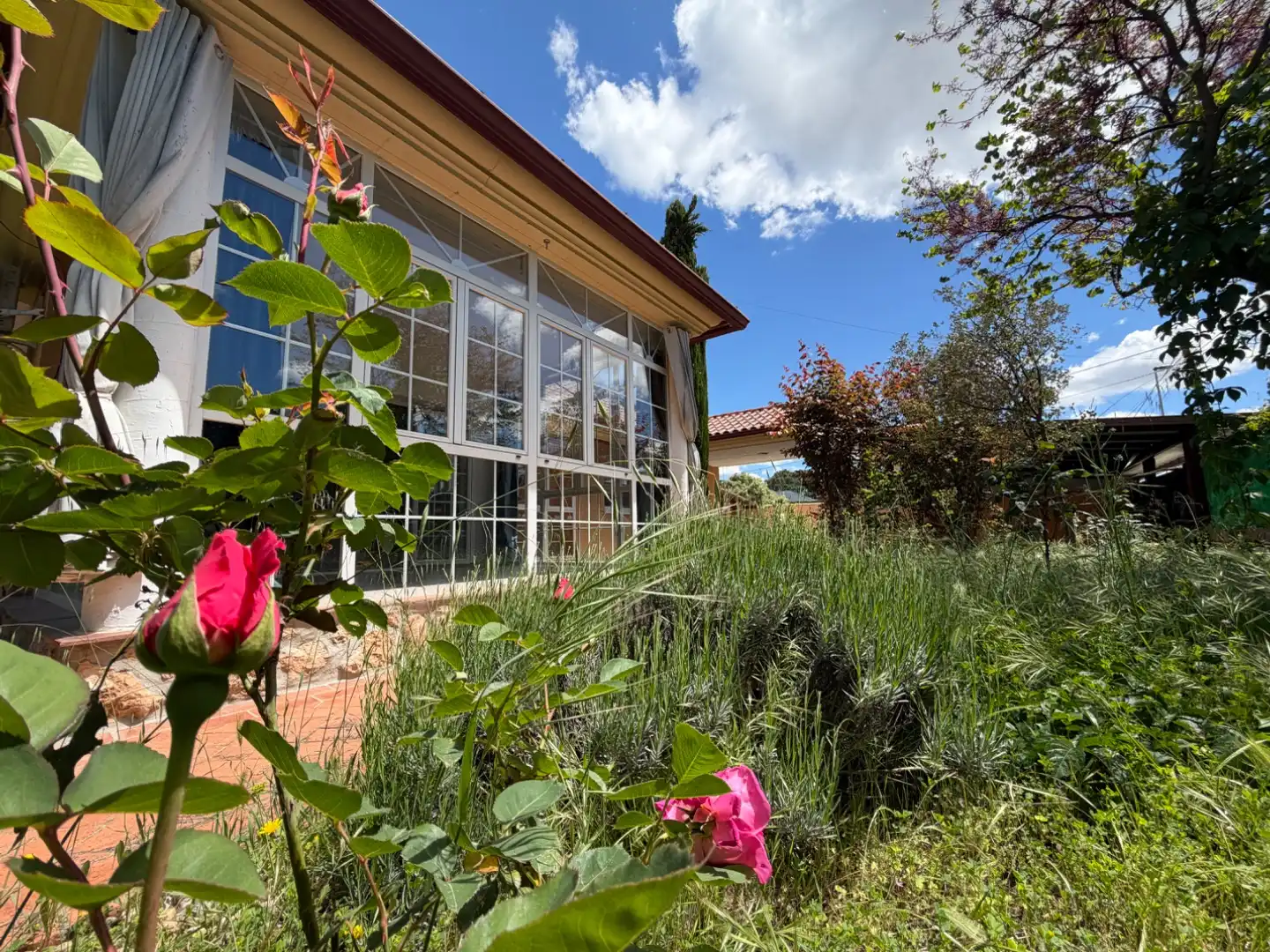Vista exterior de Casa o chalet en venta en Valdemorillo con Aire acondicionado y Terraza
