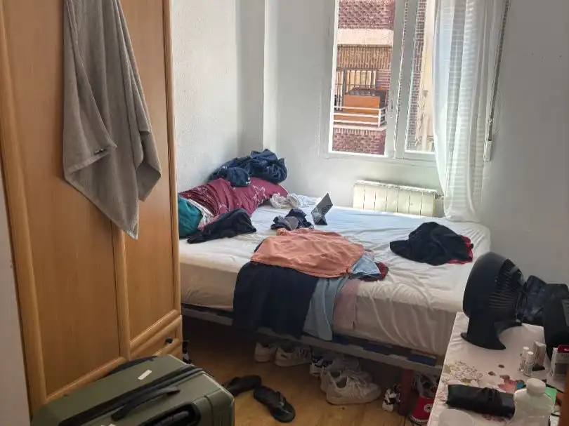 Bedroom of Flat for sale in Madrid  with Terrace and Balcony