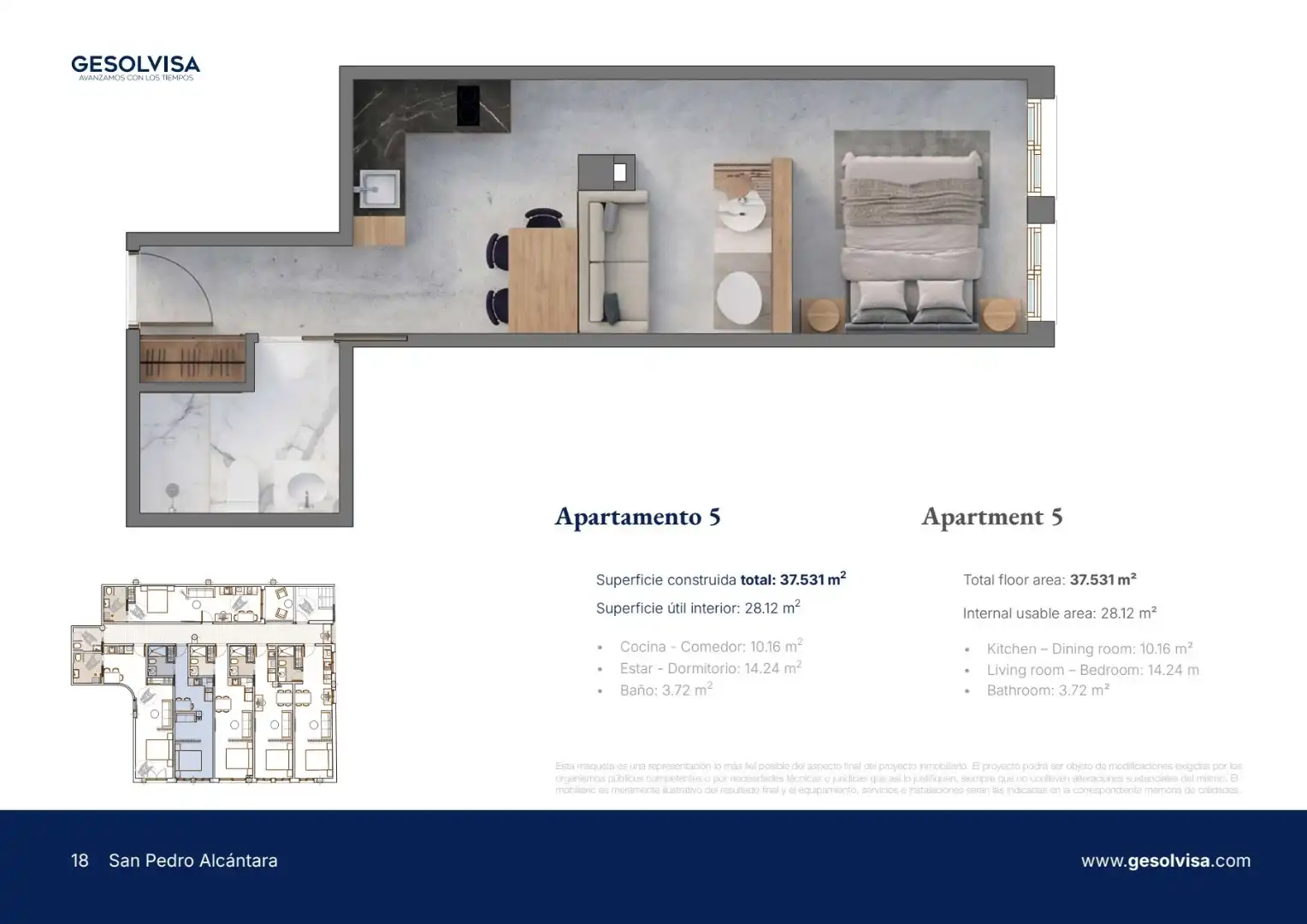 Apartments for sale in Calle Santa Gemma, 3, San Pedro de Alcántara pueblo Bedroom of Apartments for sale in Marbella with Terrace