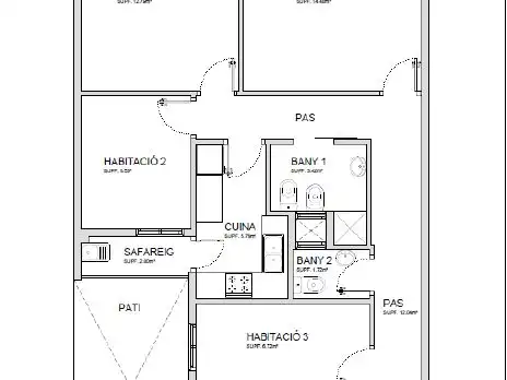 Flat for sale in Carrer del Comandant Benítez, 1, La Maternitat i Sant Ramon Flat for sale in Barcelona Capital with Air Conditioner and Balcony