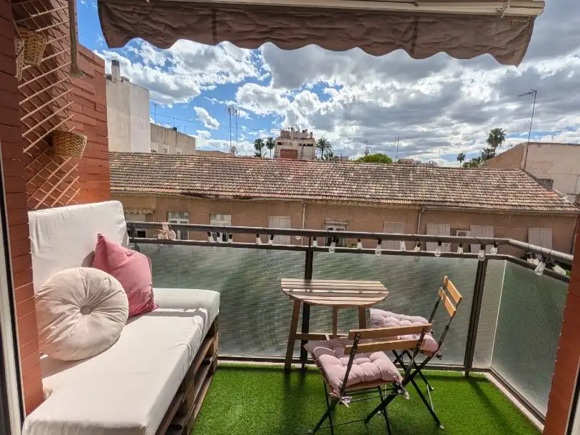 Piso de alquiler en Santiago el Mayor Terraza de Piso de alquiler en Murcia con Aire acondicionado, Parquet y Terraza