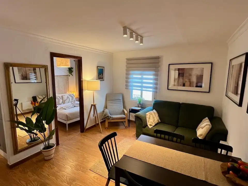 Flat for sale in Calle San Sebastián, 34, Mijas pueblo Living room of Flat for sale in Mijas with Air Conditioner and Terrace