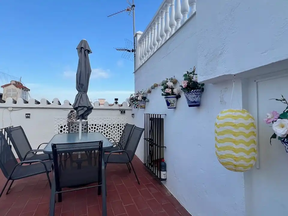 Flat for sale in Calle San Sebastián, 34, Mijas pueblo Terrace of Flat for sale in Mijas with Air Conditioner and Terrace
