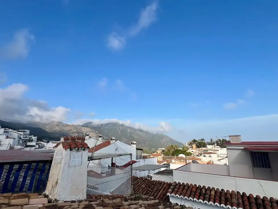 Flat for sale in Calle San Sebastián, 34, Mijas pueblo Exterior view of Flat for sale in Mijas with Air Conditioner and Terrace
