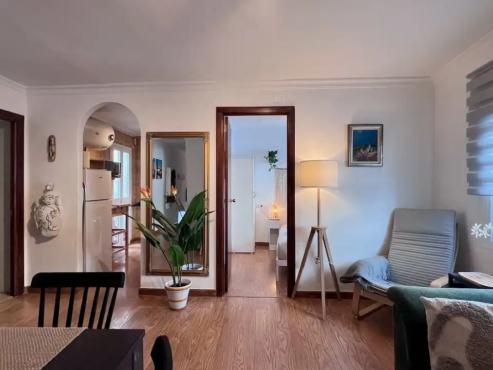 Flat for sale in Calle San Sebastián, 34, Mijas pueblo Living room of Flat for sale in Mijas with Air Conditioner and Terrace