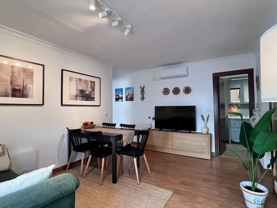 Flat for sale in Calle San Sebastián, 34, Mijas pueblo Living room of Flat for sale in Mijas with Air Conditioner and Terrace