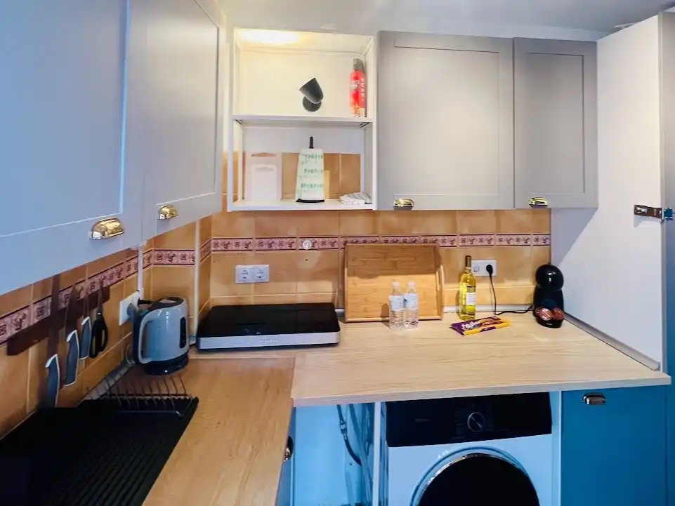 Flat for sale in Calle San Sebastián, 34, Mijas pueblo Kitchen of Flat for sale in Mijas with Air Conditioner and Terrace