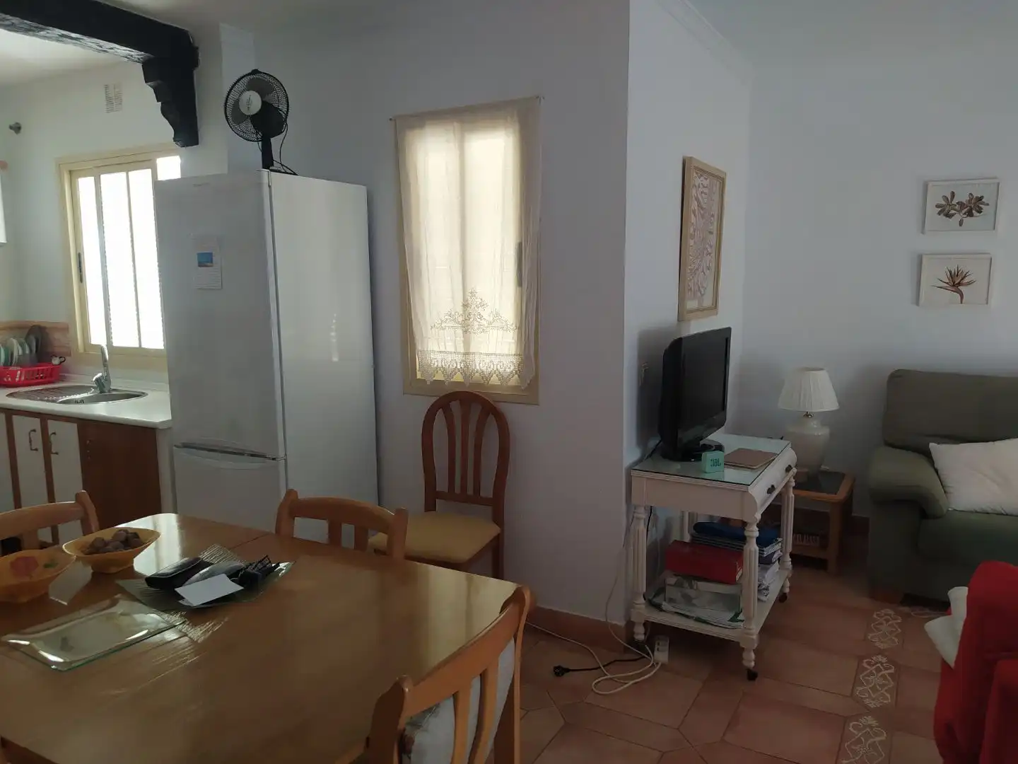 Esszimmer von Wohnung zur Miete in Rota mit Klimaanlage, Heizung und Möbliert