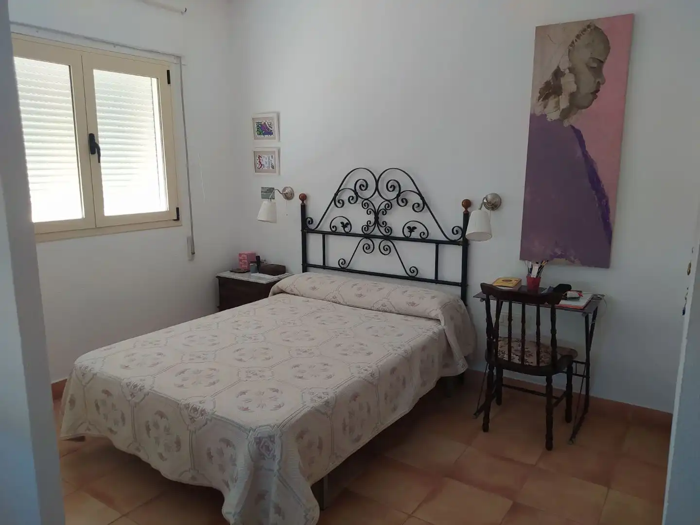 Schlafzimmer von Wohnung zur Miete in Rota mit Klimaanlage, Heizung und Möbliert