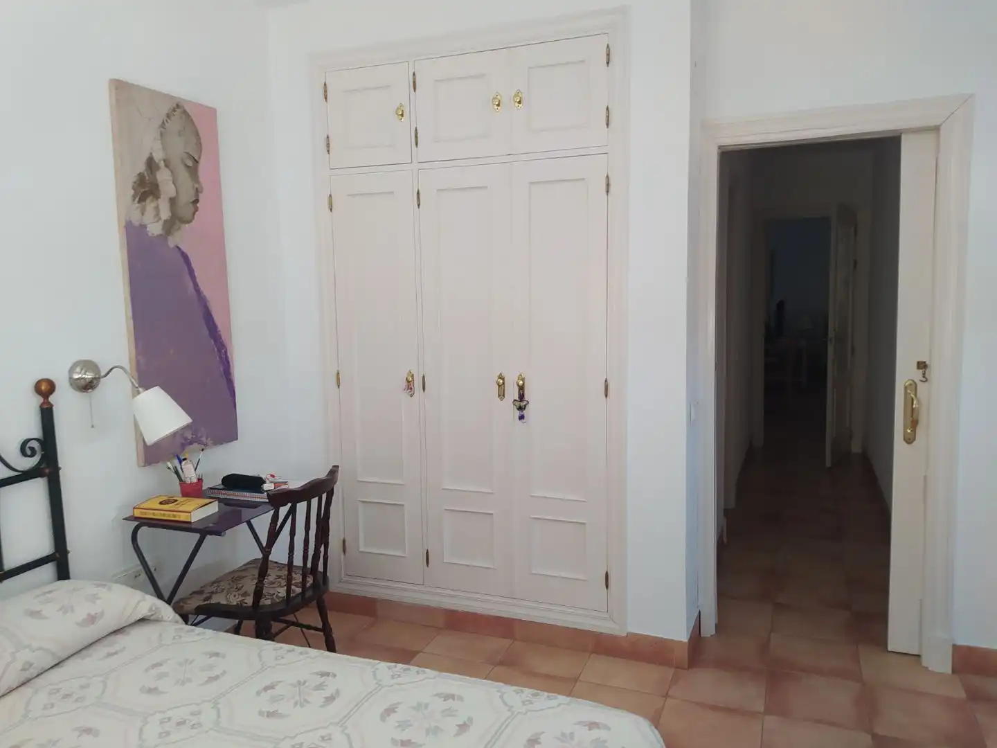 Schlafzimmer von Wohnung zur Miete in Rota mit Klimaanlage, Heizung und Möbliert