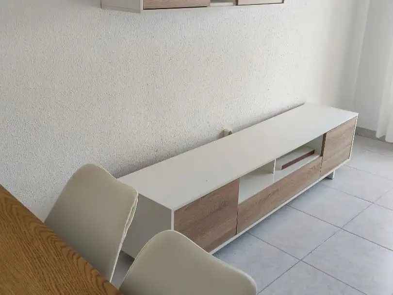 Living room of Flat for rent in Tomelloso  with Air Conditioner, Terrace and Furnished