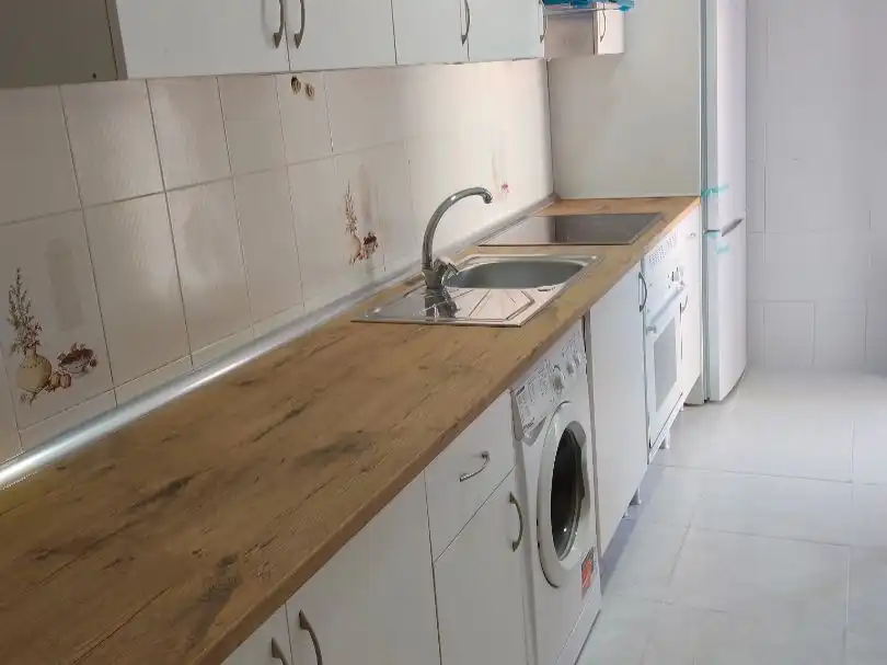 Kitchen of Flat for rent in Tomelloso  with Air Conditioner, Terrace and Furnished