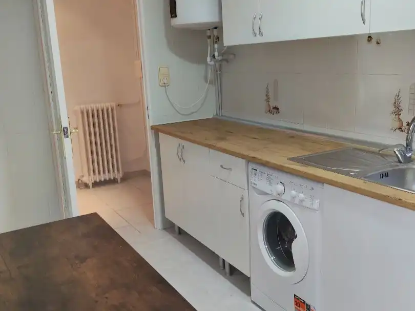 Kitchen of Flat for rent in Tomelloso  with Air Conditioner, Terrace and Furnished
