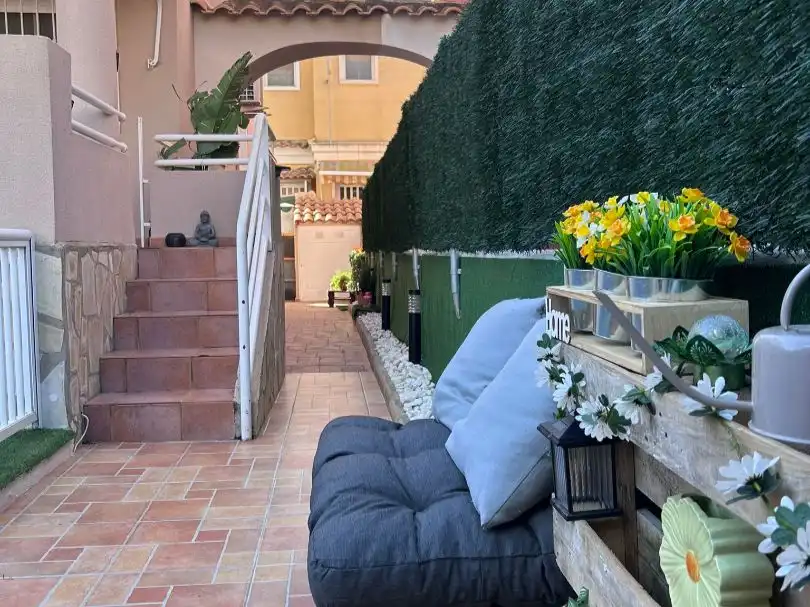Terrace of Flat for sale in Elche / Elx  with Air Conditioner, Heating and Private garden