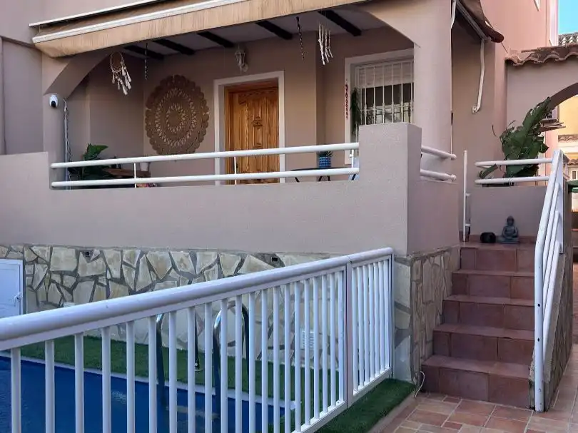 Balcony of Flat for sale in Elche / Elx  with Air Conditioner, Heating and Private garden