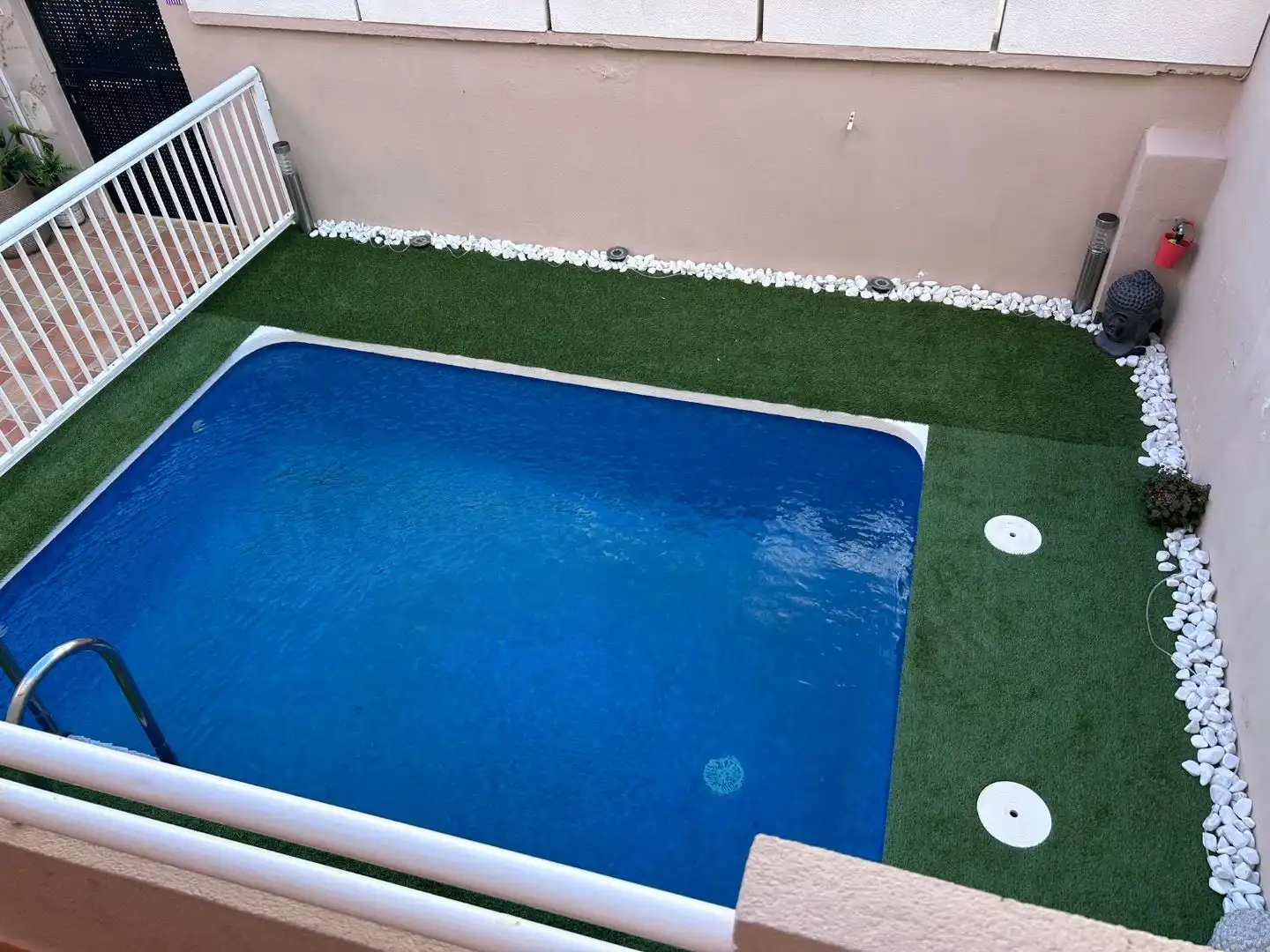 Swimming pool of Flat for sale in Elche / Elx  with Air Conditioner, Heating and Private garden
