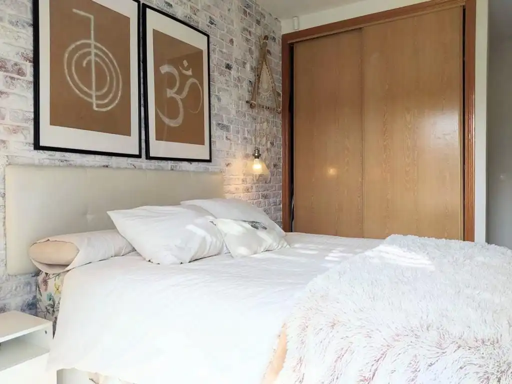 Schlafzimmer von Dachboden zur Miete in San Vicente del Raspeig / Sant Vicent del Raspeig mit Klimaanlage, Privatgarten und Parkett