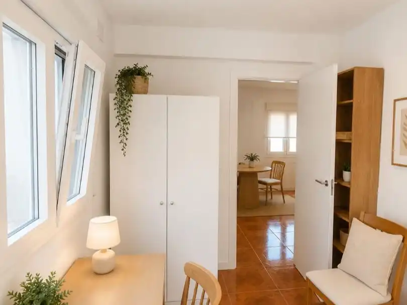 Zimmer in Calle Río Sella, 1, Ventanielles Wohnung zur untervermieten in Oviedo mit Parkett, Möbliert und Video-Gegensprechanlage
