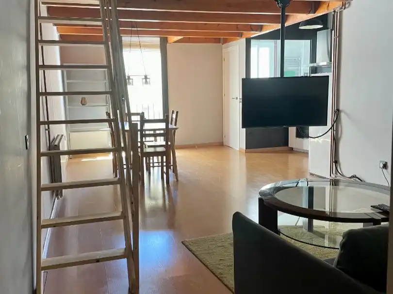 Pis en venda a Carrer de la Blanqueria, 13, Ciutat Vella Sala d'estar de Pis en venda en Barcelona Capital amb Aire condicionat, Terrassa i Balcó