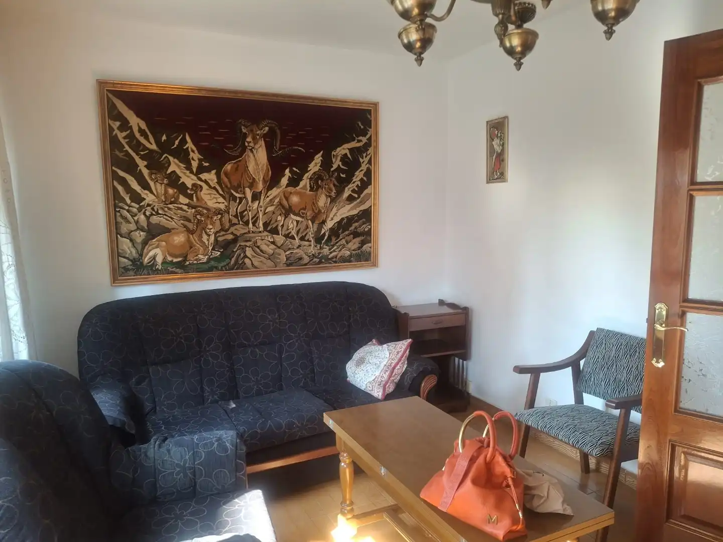 Sala de estar de Piso de alquiler en Aller