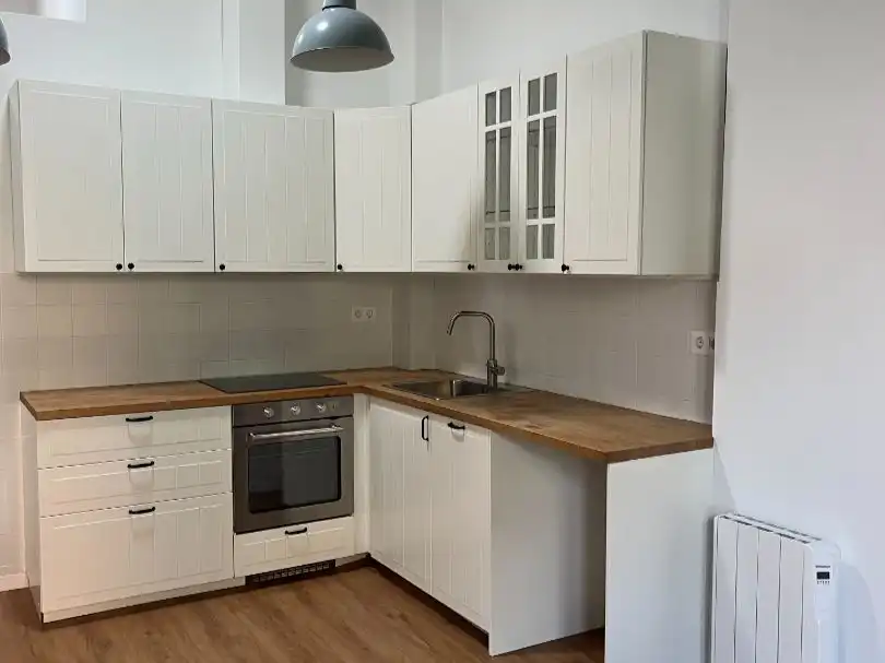 Wohnung zur Miete in Carrer Major, 14, Caldes de Montbui Küche von Wohnung zur Miete in Caldes de Montbui mit Heizung, Parkett und Terrasse