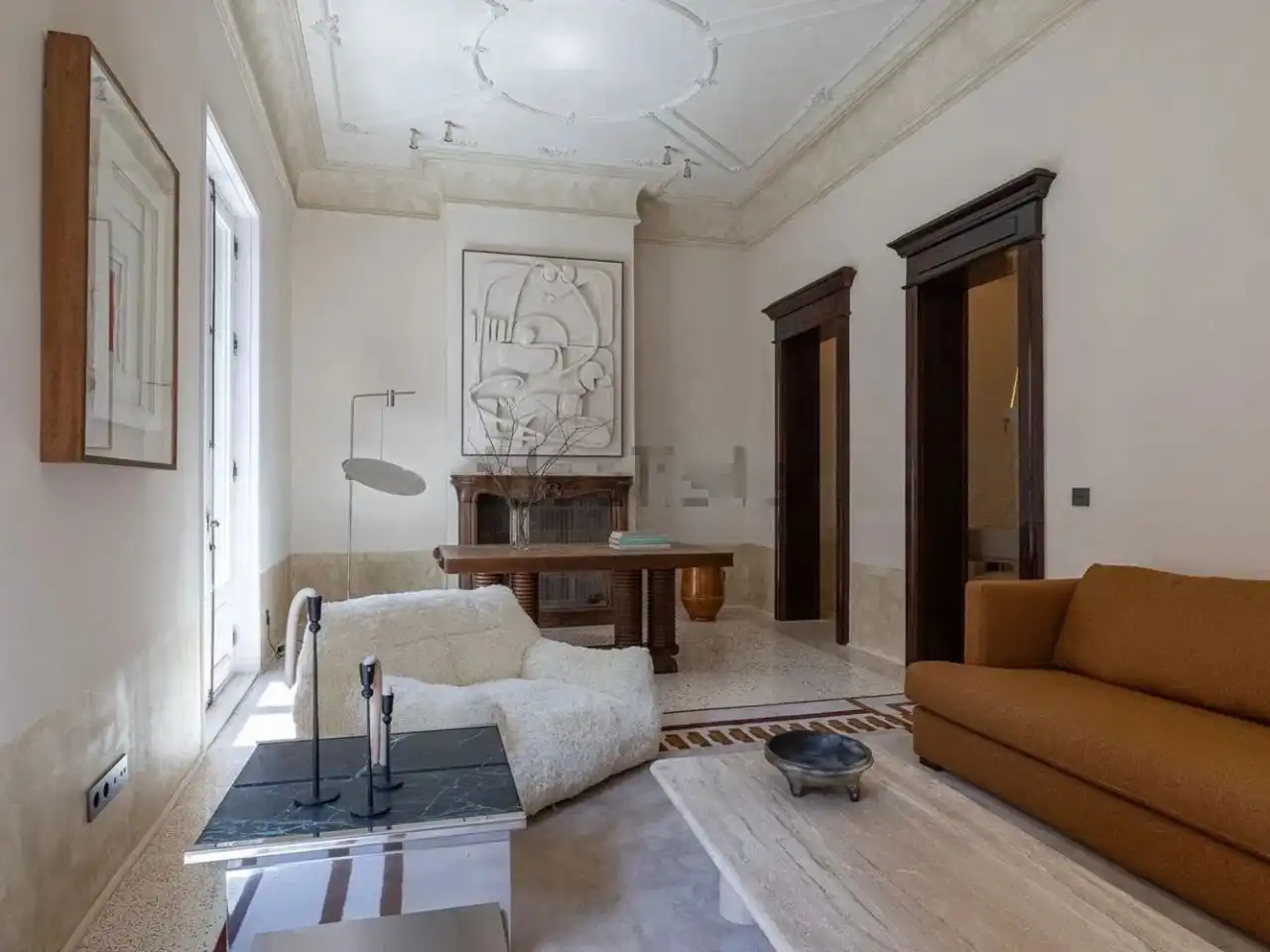 Flat for sale in Corredera Baja de San Pablo, 37, Universidad - Malasaña Living room of Flat for sale in Madrid Capital with Air Conditioner, Terrace and Balcony