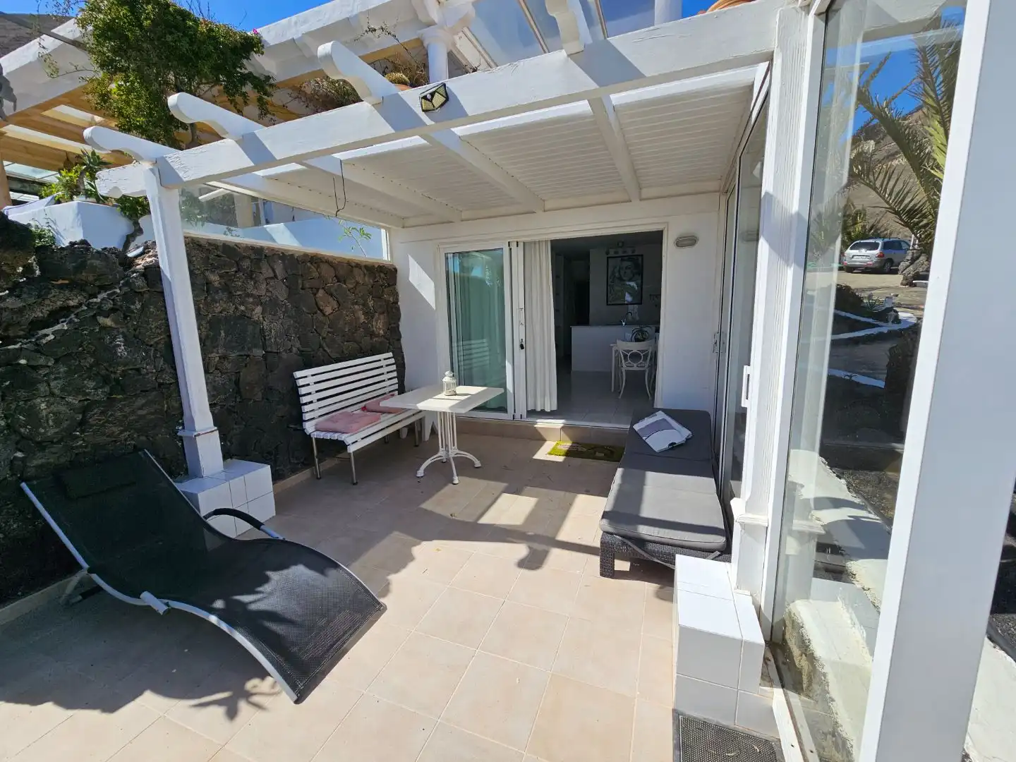 Wohnung zum Verkauf in Camino La Caldereta, 1, La Asomada Terrasse von Wohnung zum Verkauf in Tías mit Heizung, Privatgarten und Parkett
