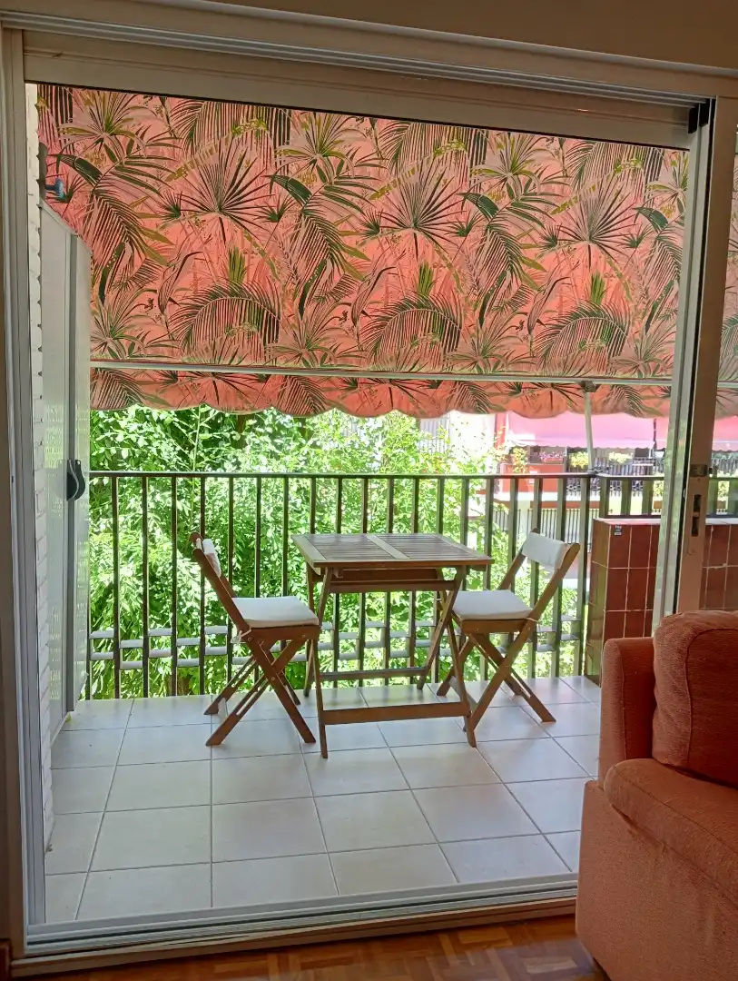 Terraza de Piso de alquiler en San Sebastián de los Reyes con Parquet, Terraza y Piscina