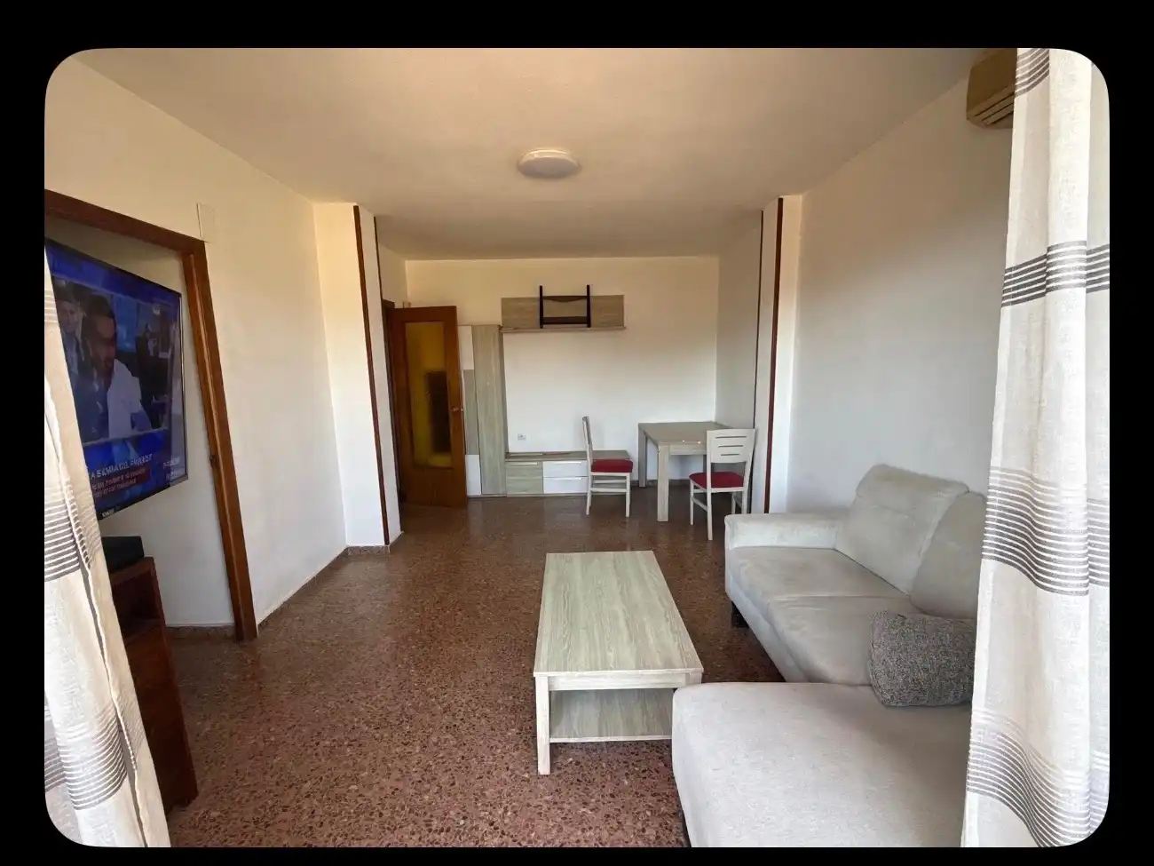 Piso en venta en Avenida Aragón, 7, Villar del Arzobispo Sala de estar de Piso en venta en Villar del Arzobispo con Aire acondicionado, Calefacción y Terraza