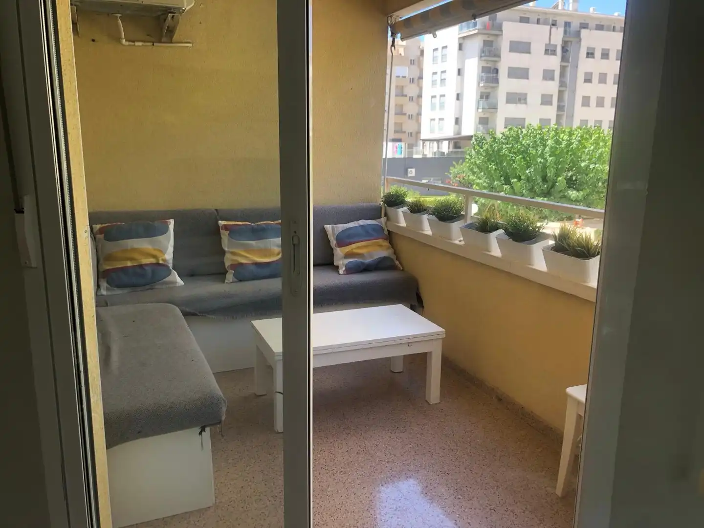 Terraza de Piso de alquiler en Elda con Aire acondicionado, Calefacción y Parquet