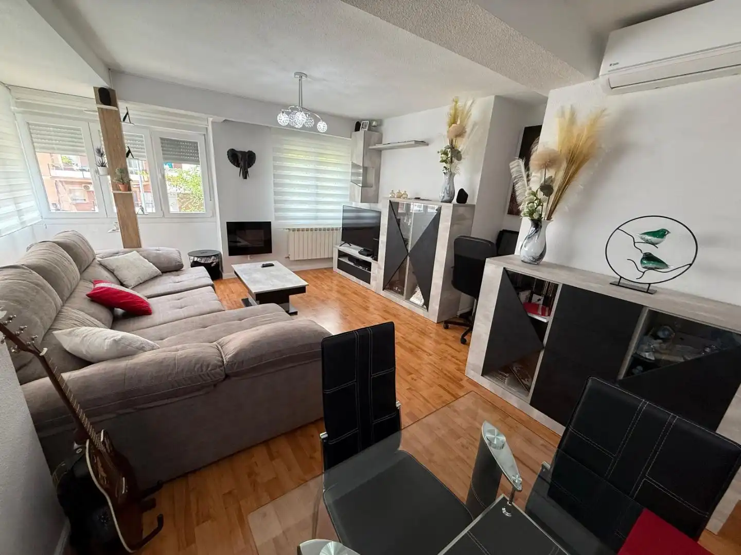 Flat for sale in Calle de Madrid, 25, Casco Antiguo Living room of Flat for sale in Leganés with Air Conditioner and Heating