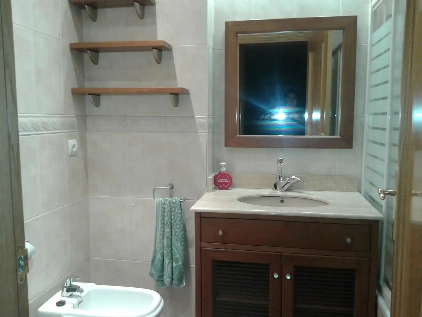 Flat for rent in Calle Bravo de Saravia, 11, Calaverón - Pajaritos Bathroom of Flat for rent in Soria Capital with Heating, Furnished and Community parking