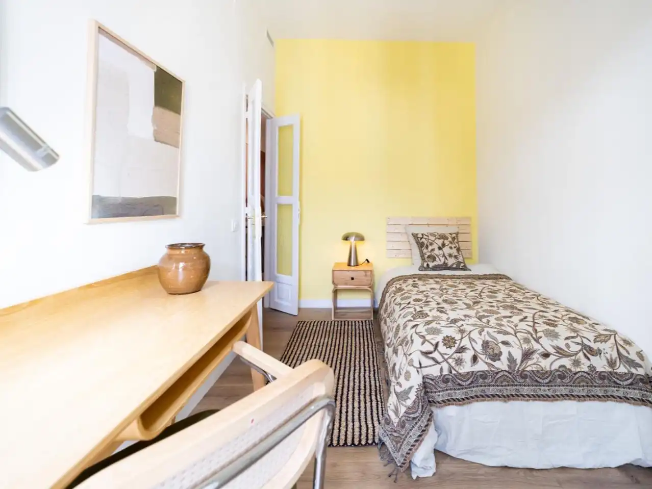 Habitación de Piso de alquiler en  Madrid Capital con Aire acondicionado y Balcón