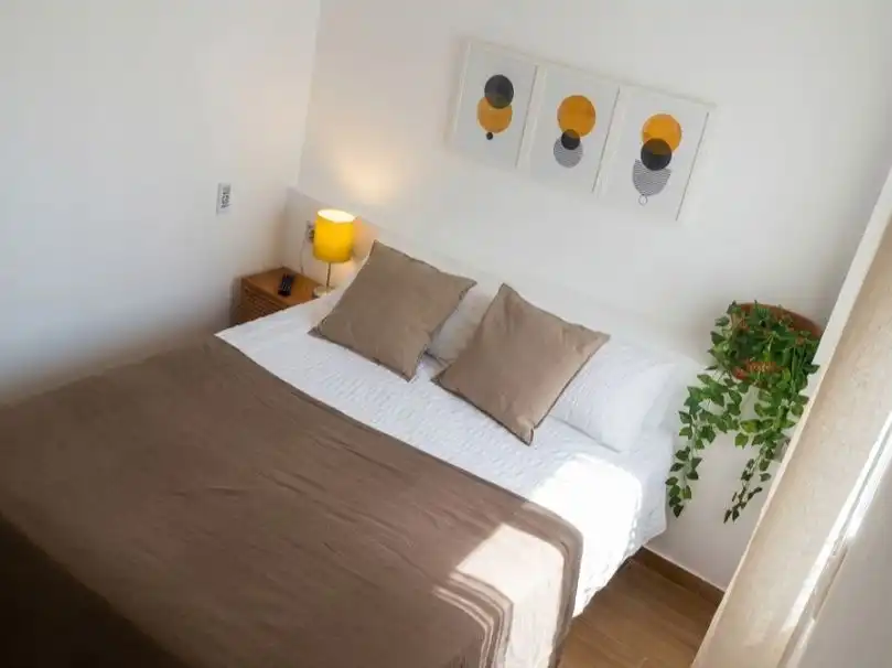 Flat for rent in Avenida Jaime I el Conquistador, Playa Muchavista Bedroom of Flat for rent in El Campello with Air Conditioner, Swimming Pool and Furnished