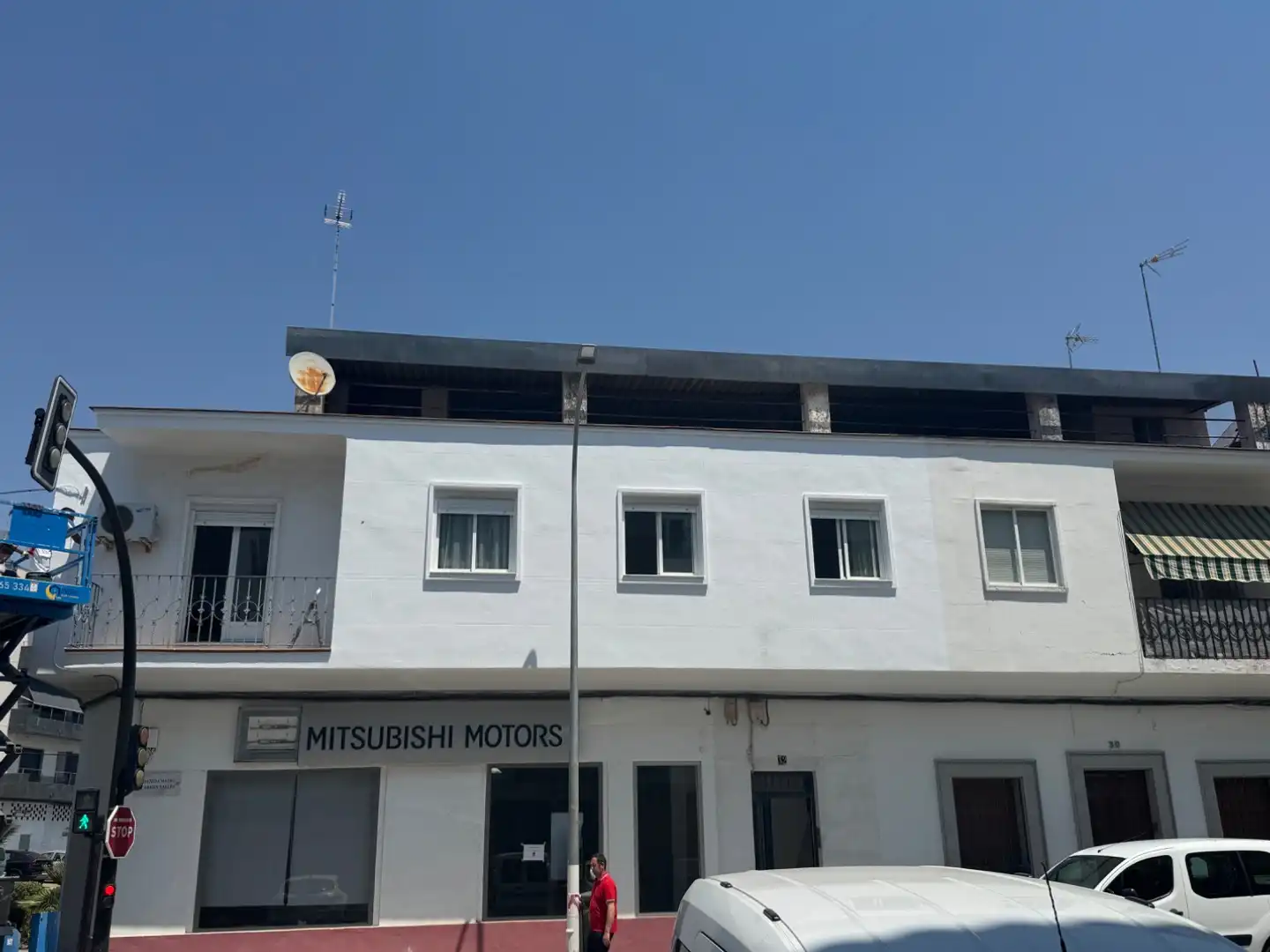 Exterior view of Flat for rent in Pozoblanco  with Air Conditioner and Balcony