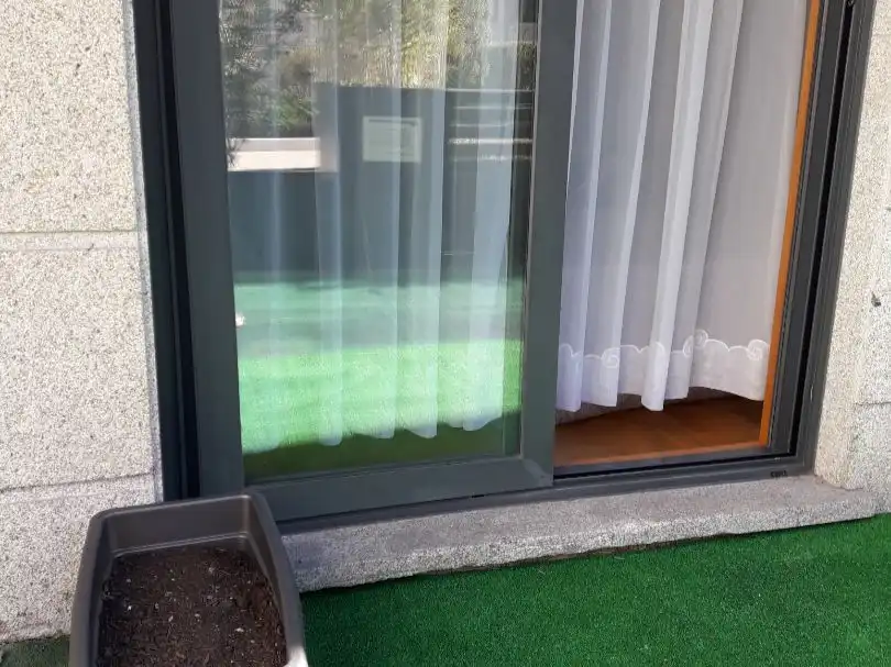 Terrace of Study for rent in Vigo   with Heating, Private garden and Parquet flooring