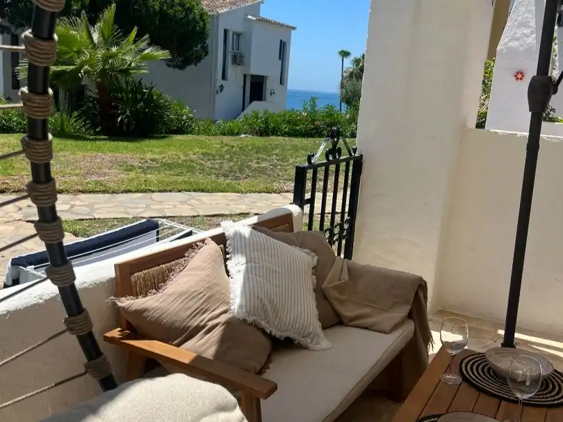 Terraza de Apartamento de alquiler en Mijas con Aire acondicionado, Calefacción y Terraza