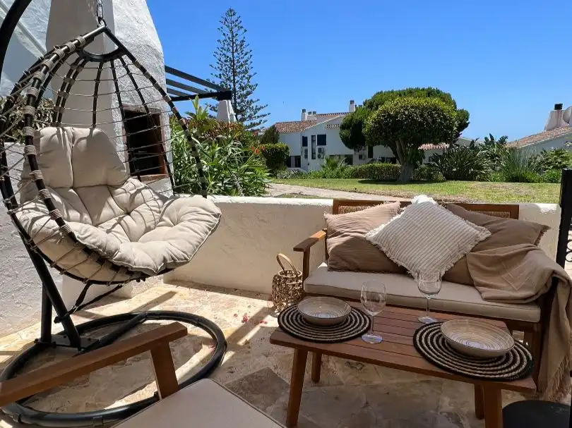 Terraza de Apartamento de alquiler en Mijas con Aire acondicionado, Calefacción y Terraza