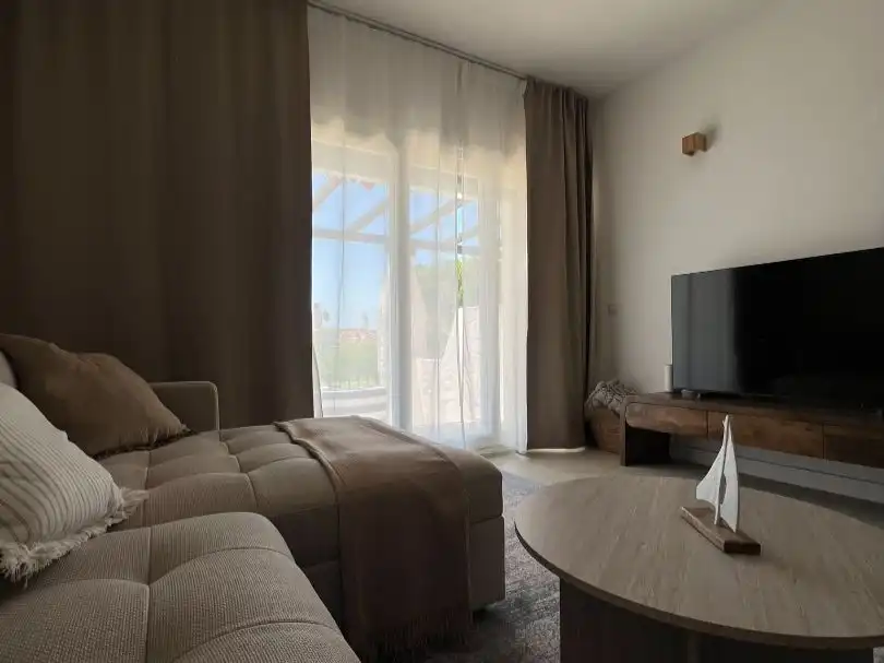 Sala de estar de Apartamento de alquiler en Mijas con Aire acondicionado, Calefacción y Terraza