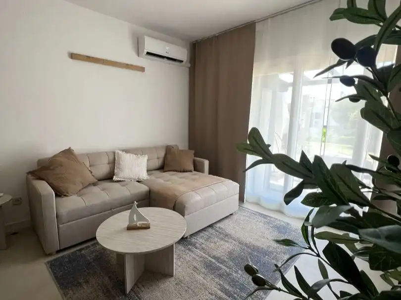 Sala de estar de Apartamento de alquiler en Mijas con Aire acondicionado, Calefacción y Terraza