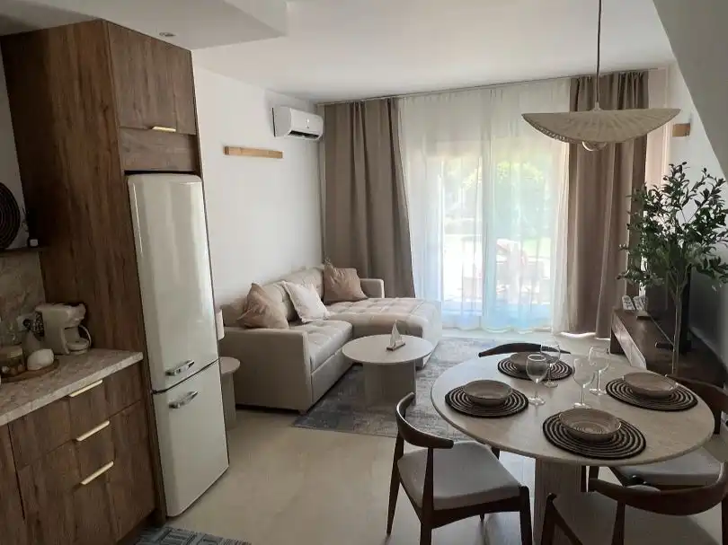 Sala de estar de Apartamento de alquiler en Mijas con Aire acondicionado, Calefacción y Terraza