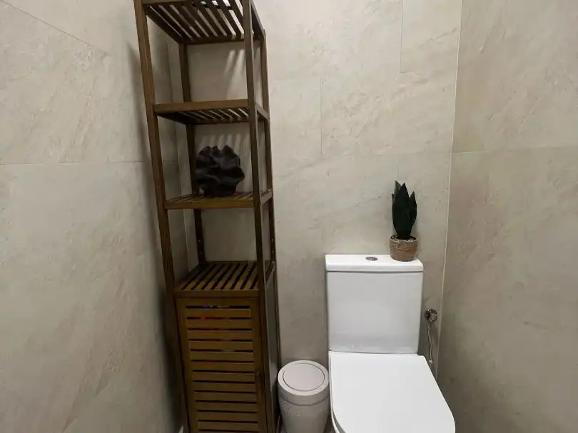Baño de Apartamento de alquiler en Mijas con Aire acondicionado, Calefacción y Terraza