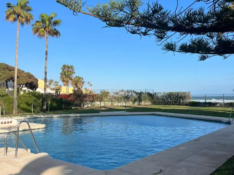 Piscina de Apartamento de alquiler en Mijas con Aire acondicionado, Calefacción y Terraza