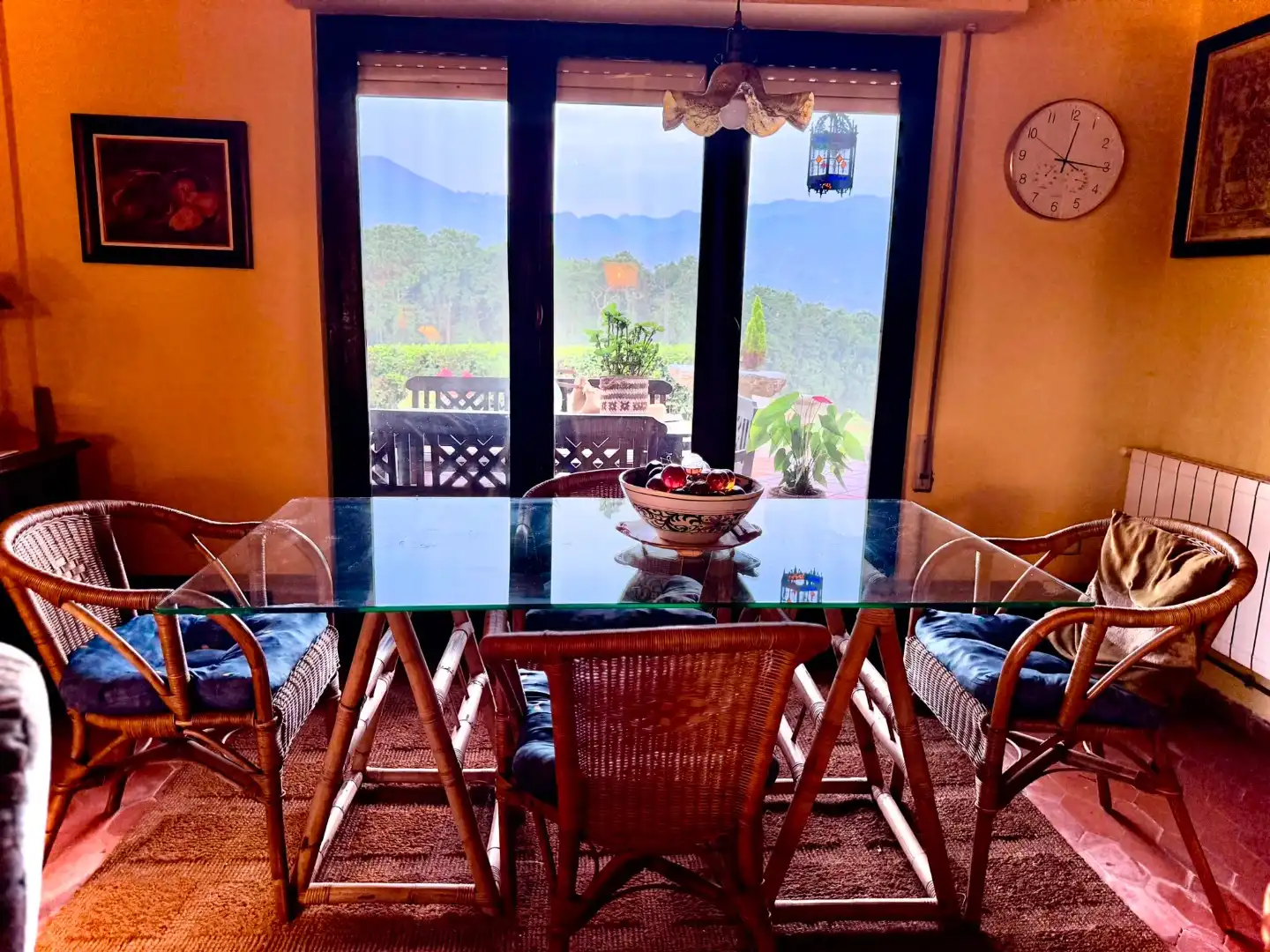 Dining room of Houses for rent in Nava  with Heating, Private garden and Parquet flooring