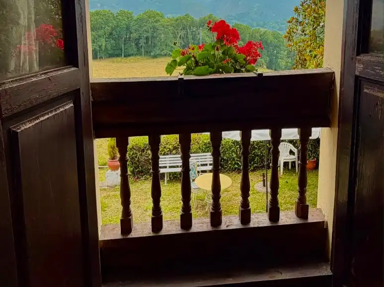 Balcony of Houses for rent in Nava  with Heating, Private garden and Parquet flooring