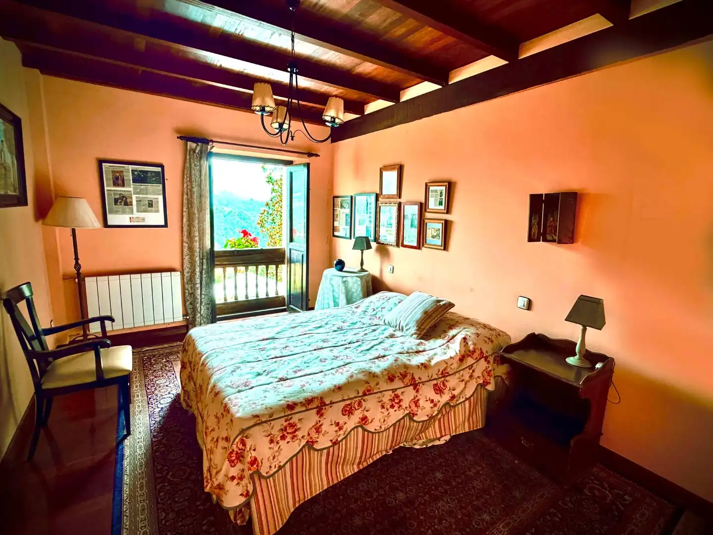 Bedroom of Houses for rent in Nava  with Heating, Private garden and Parquet flooring