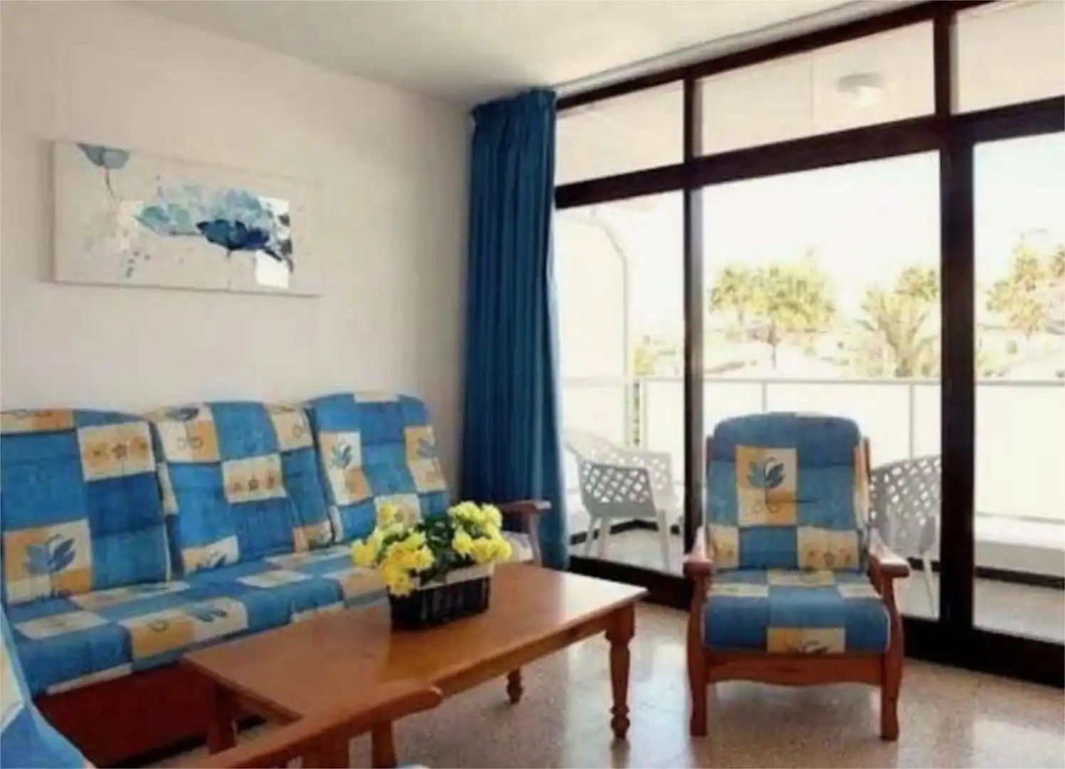 Apartamento en venta en Playa del Inglés Sala de estar de Apartamento en venta en San Bartolomé de Tirajana con Calefacción, Jardín privado y Terraza