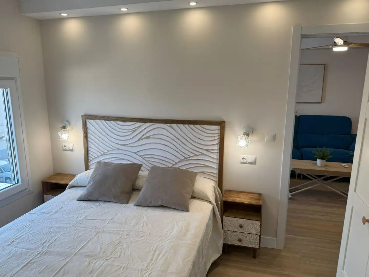 Flat for rent in Paseo Tanima, 1, Martín Carpena - Torre del Río Bedroom of Flat for rent in Málaga Capital with Air Conditioner and Terrace